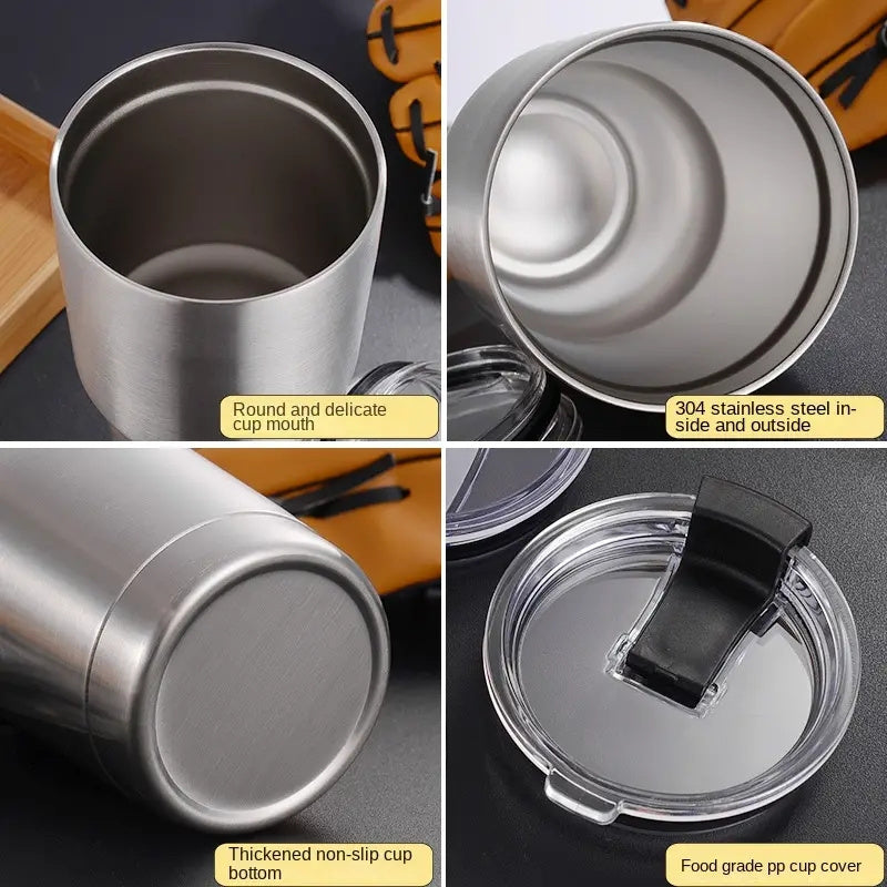 Termo de viaje de acero inoxidable 30oz con tapa a prueba de fugas para café y té