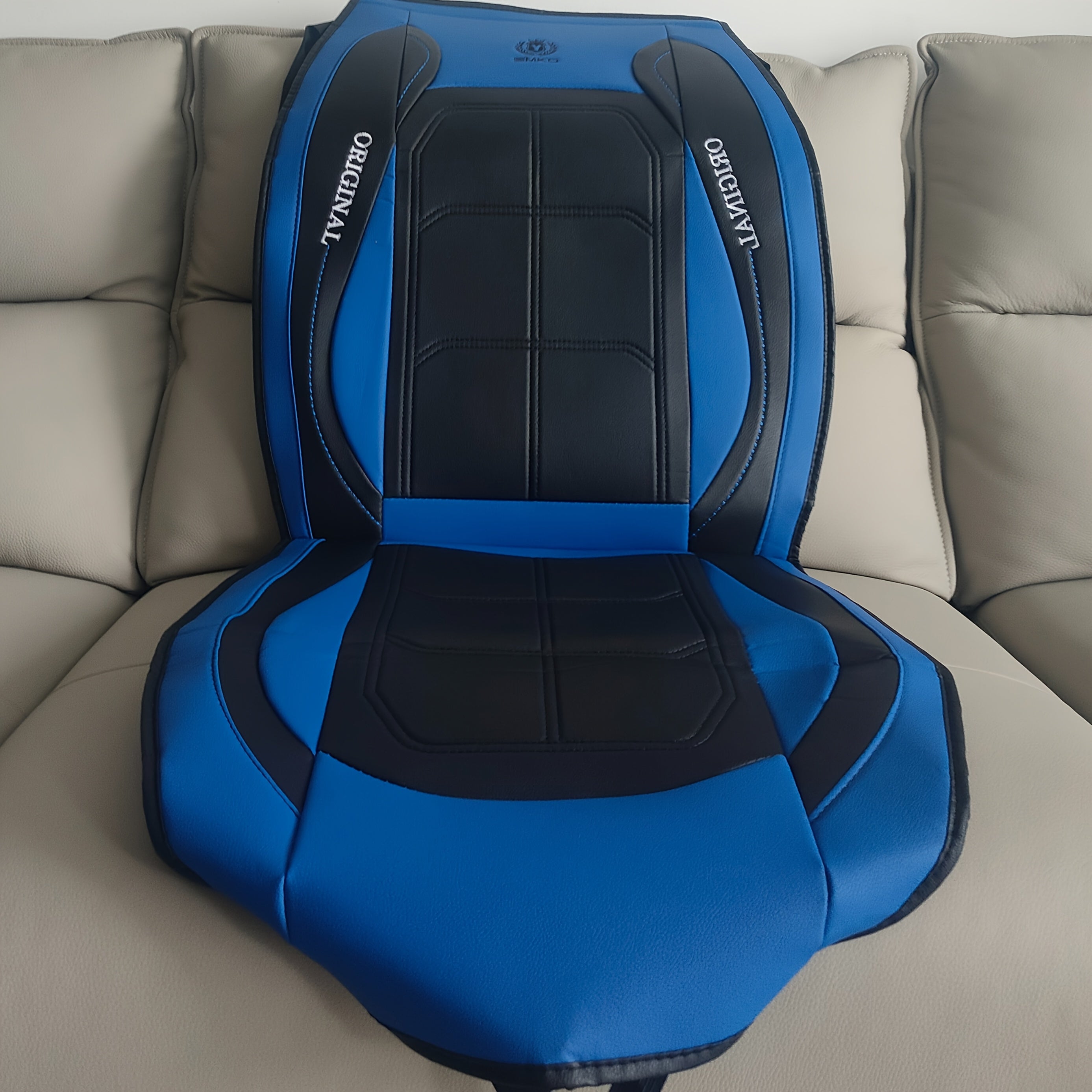 Car Front Seat Cushion Lightweight Sponge Ergonomic All-Season Rectangular