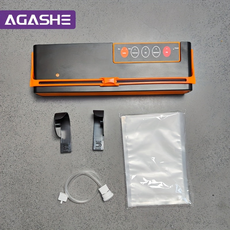 -70Kpa choʻzilish kuchi va 32cm sumka sigʻimi bilan yuqori tezlikda avtomatik vakuum yopishtiruvchi, kesish asbobi bilan. Uy/oshxona uchun oziq-ovqatning yangi holatini saqlash uchun bitta bosish bilan ishlash. Muhim oziq-ovqat