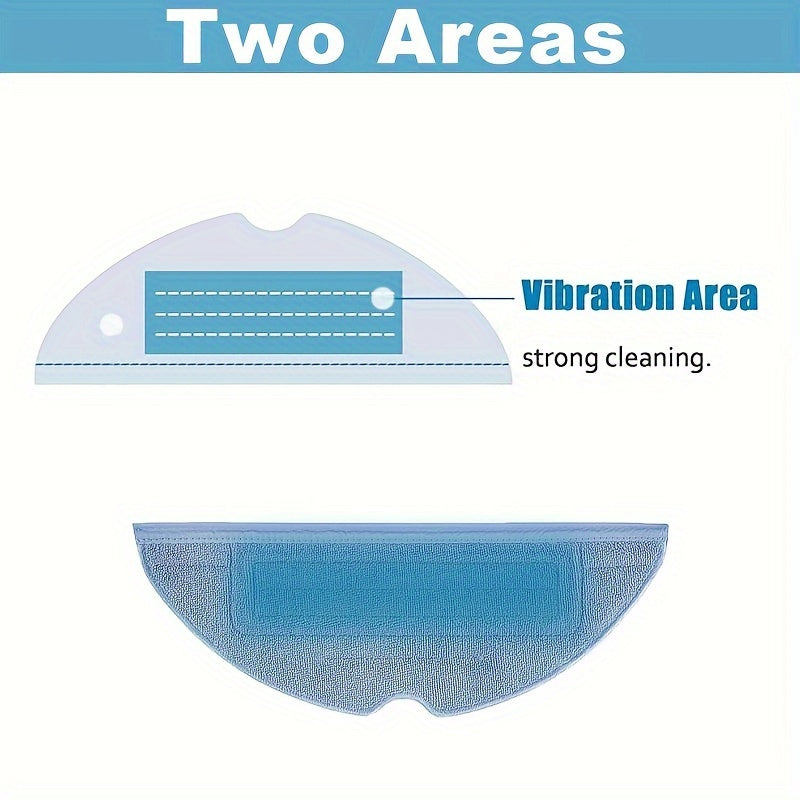 18PCS Replacement Mop Pads for Robot Vacuums Superfine Fiber Sealing Durable