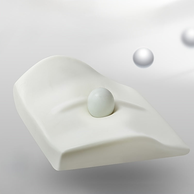 Набор подушек для автомобильного сиденья с подголовником и подушками для поясничного отдела из полиэстера красного и черного цвета