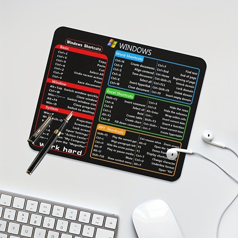 Women Girls Gaming Mouse Pad Non-Slip Rubber Office Computer Laptop 9.45x7.87 Inches