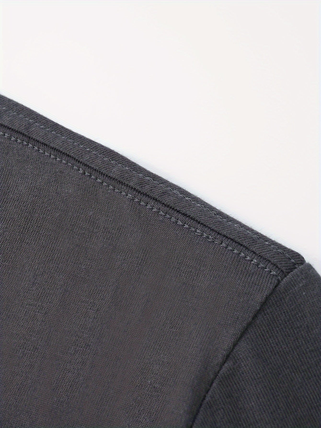 Мужская хлопковая футболка с длинным рукавом, свободный стиль, для весны и осени