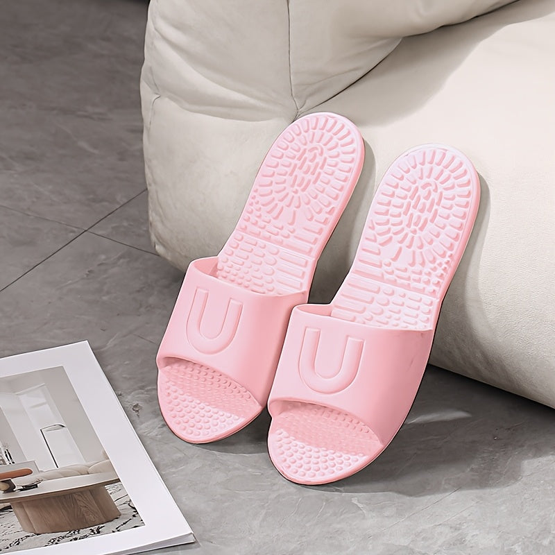 Uniseks EVA yig‘iladigan, sirpanmaydigan hammam shippaklari sayohat uchun ichki tekis poyabzal