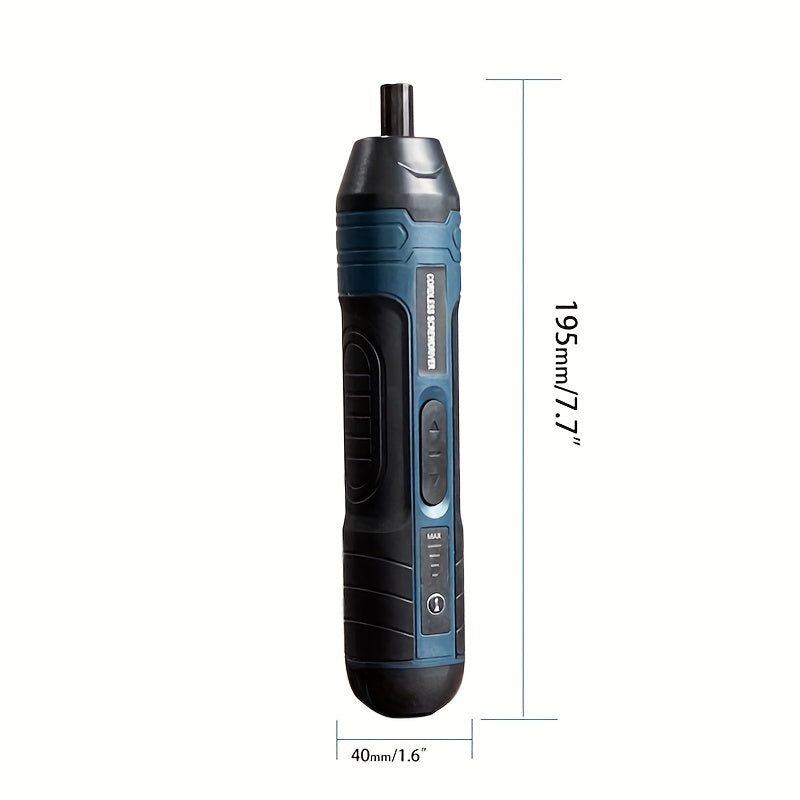 Cordless Lithium Screwdriver 3.6V with 4 Torque Settings Rechargeable Battery