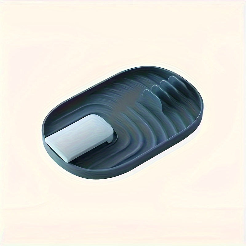 Multi-Functional Plastic Pot Lid Holder Set with Folding Shelf Kitchen Organizer