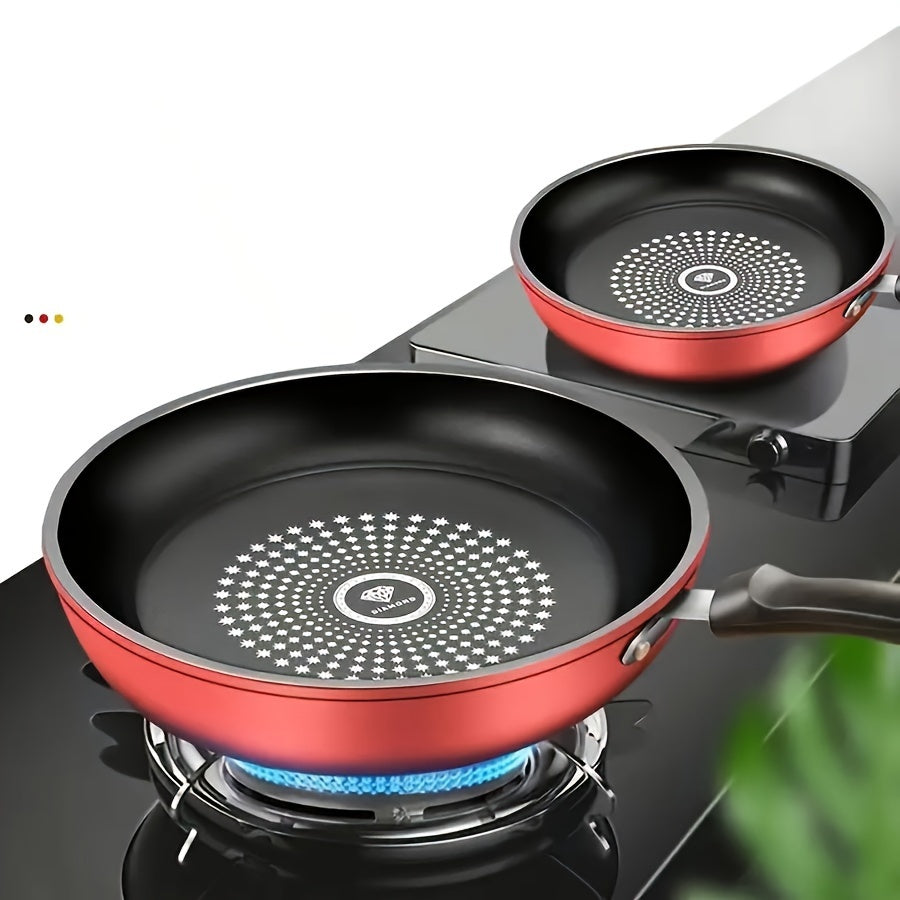 Cast Iron Skillet Fry Pan Non-Stick Handle Suitable for Gas and Induction Stoves