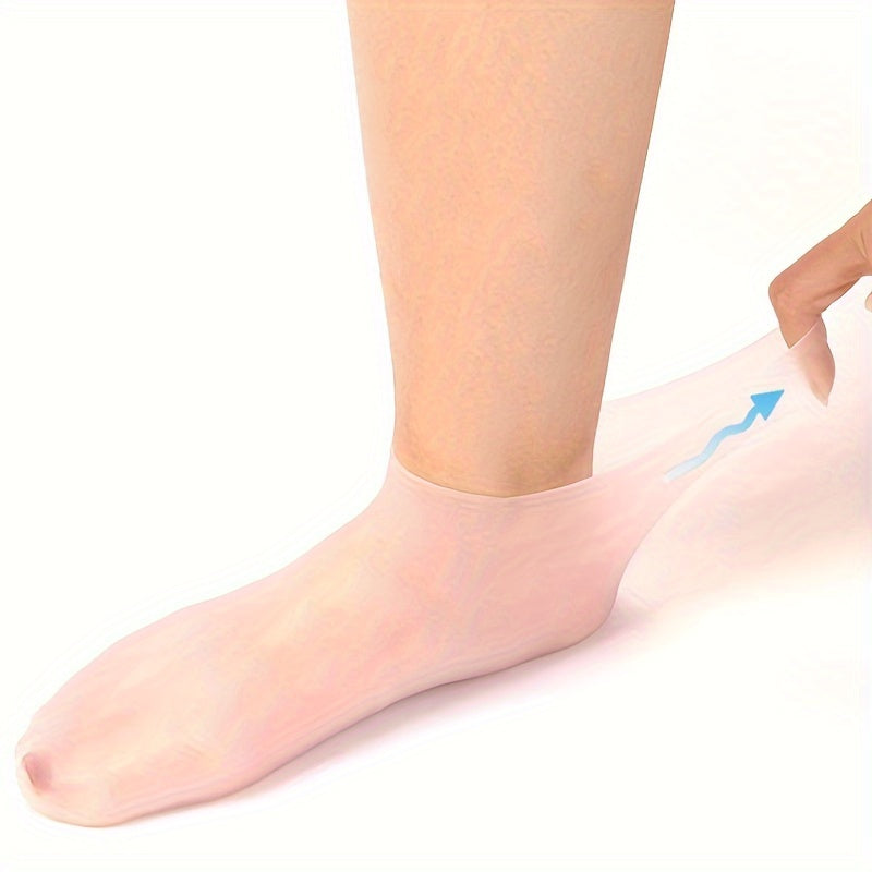 Silicone Gloves and Socks Unscented Moisturizing Hand and Foot Care Set
