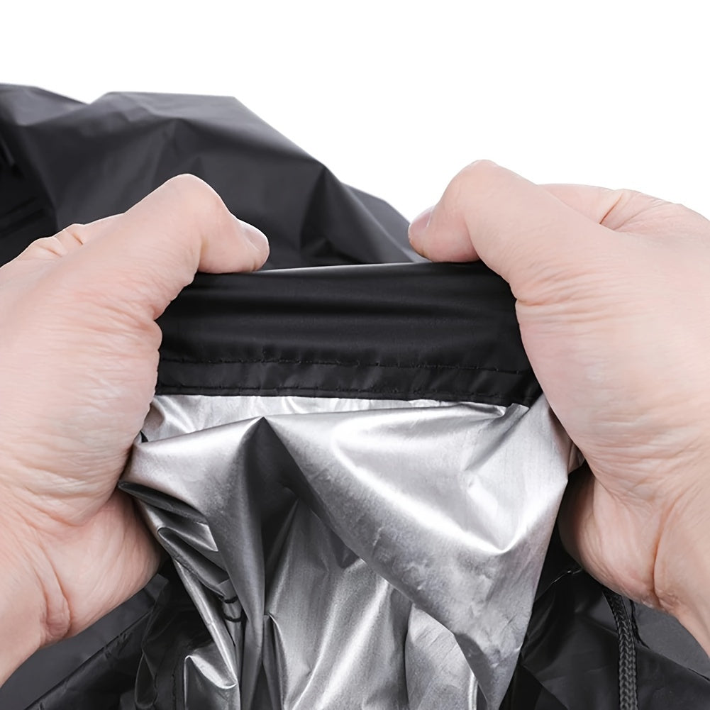 Waterproof Outdoor Folding Chair Cover Nylon Black All Weather Patio Garden Furniture Protector