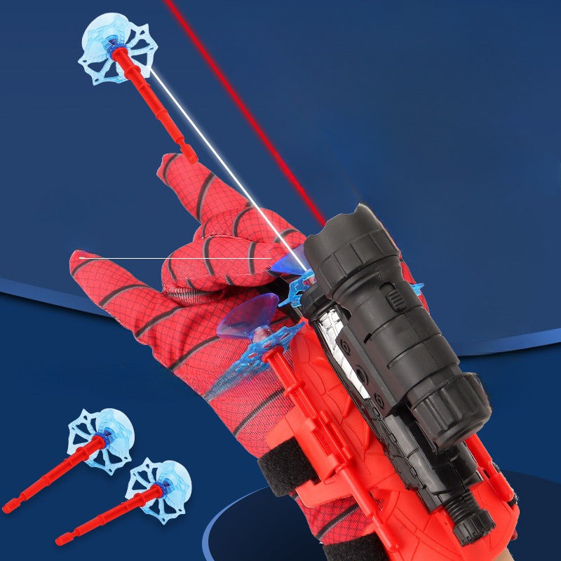 Toy Gun for Ages 3 and Up Spider Launcher with Web-Shooting and Suction Darts