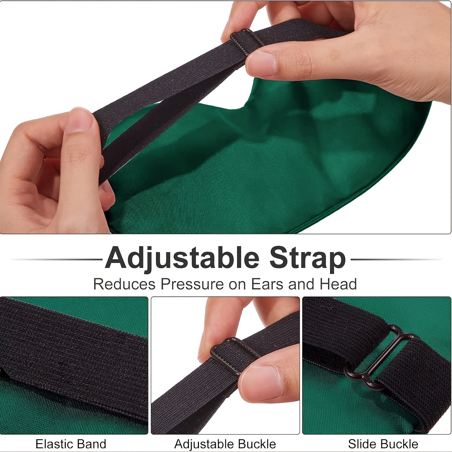 USB-quvvatlangan aqlli isitish massaj ko'z niqobi, sozlanadigan tebranish va harorat nazorati bilan, oila va do'stlar uchun mukammal dam olish sovg'asi