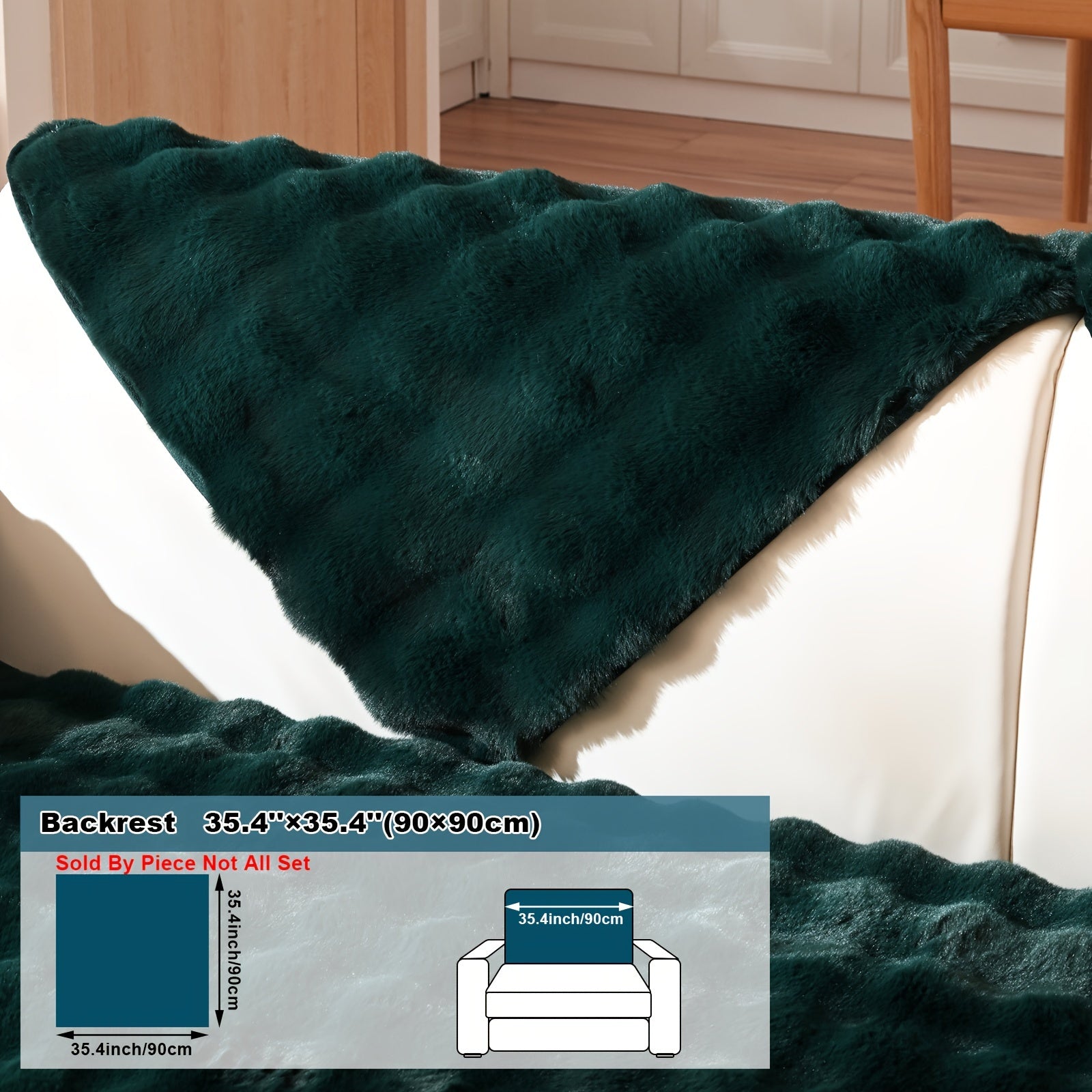 Имитация кролика плюшевая подушка-диван для домашних животных, дружелюбная к собакам с нескользящим чехлом для защиты мебели и декора в спальне, офисе или гостиной.