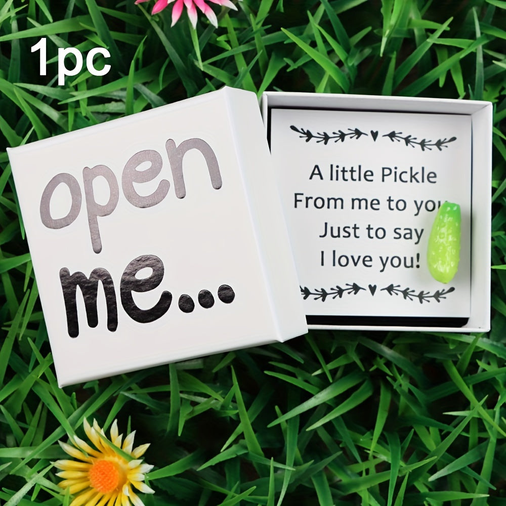 Synthetic Resin Keepsake I Love You A Little Pickle Birthday Gift for Family and Friends