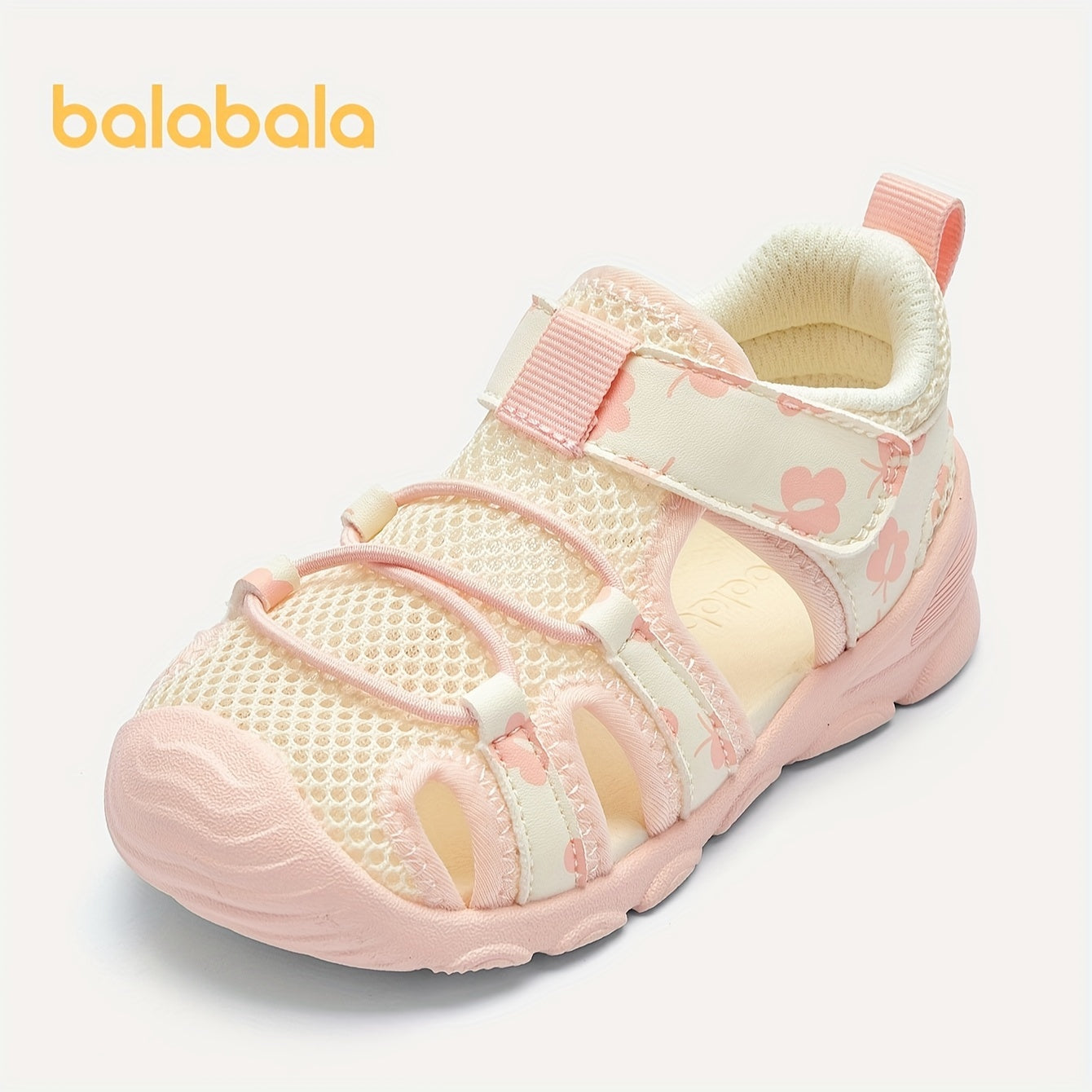 Kichkina qizlar uchun bo'sh poyabzal, yozgi nafas oladigan, sirpanmaydigan rezina poyabzal