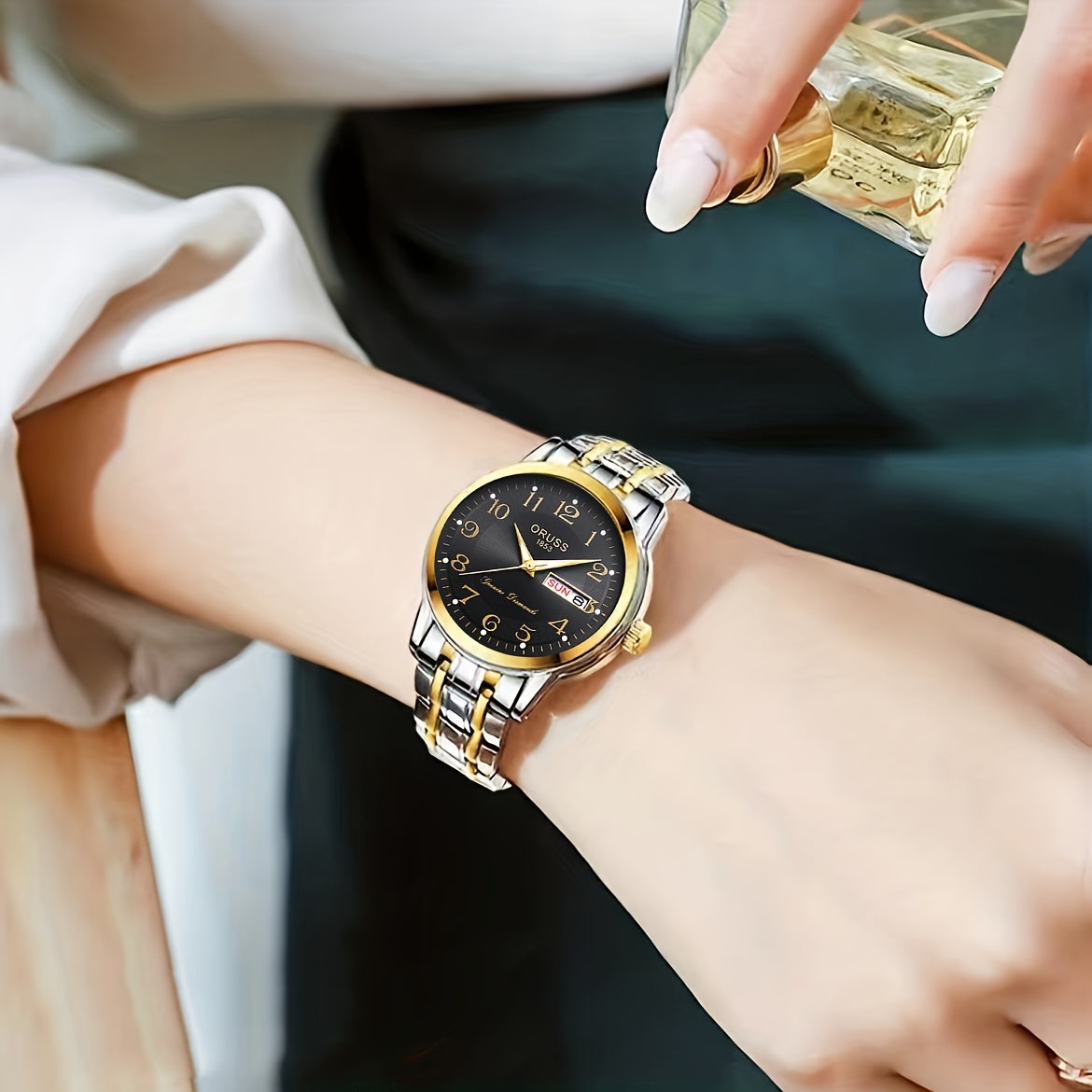 Women's Digital Watch with Double Calendar and Fashionable Design