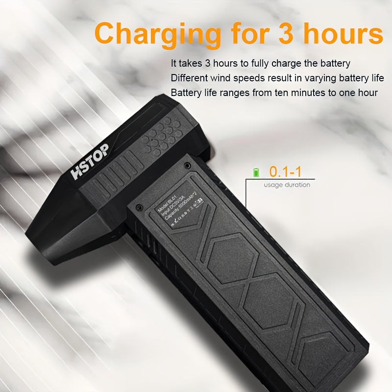 Rechargeable Mini Jet Fan with 10000mAh Battery Portable Compressed Air Duster for Indoor Outdoor Use