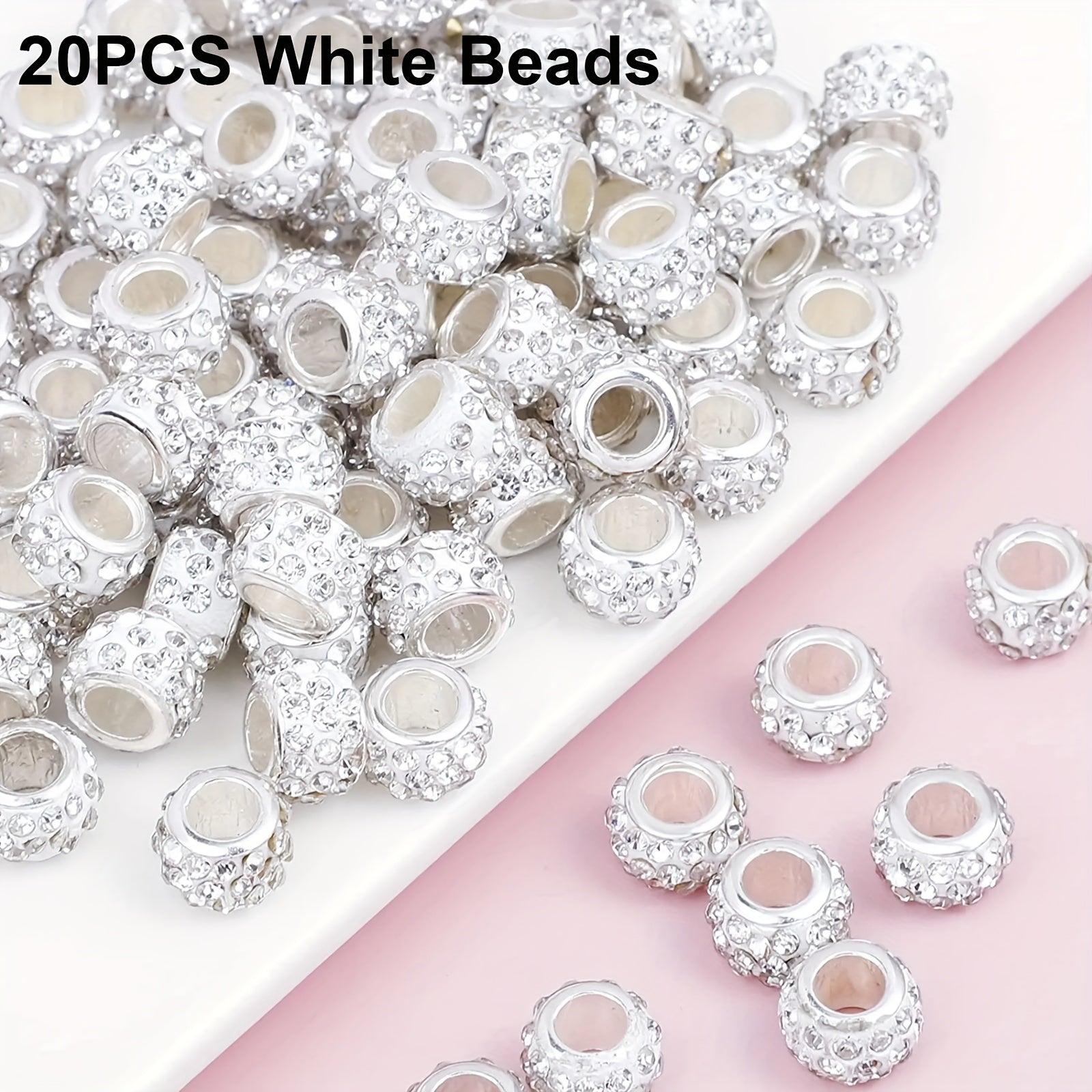 Women Men Kids Imitation Diamond Shoe Lace Beads Colorful Decorative Buckles Set of 20