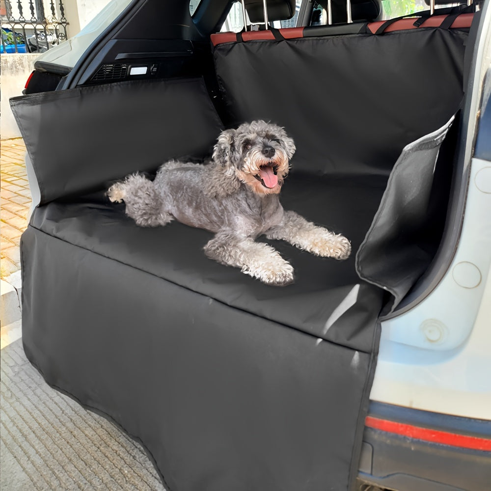 Pet Cargo Liner Polyester Anti-Slip Wear-Resistant Car Mat for Dogs