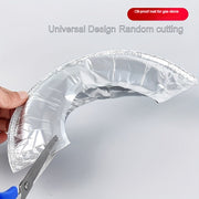 Round Gas Stove Oil-Proof Mat with Tin Paper Protective Pad and Aluminum Foil Sticker