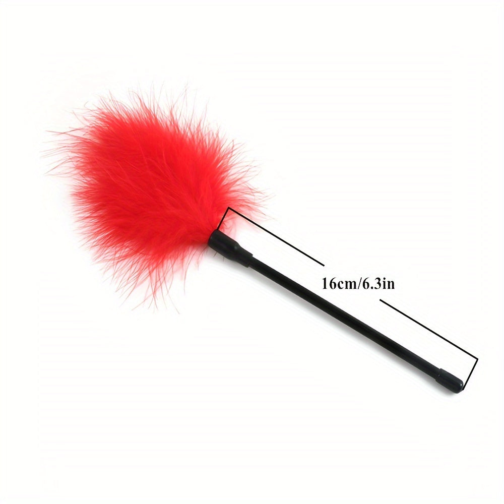 Adult Soft Flogger Tease Kit for Couples, Feather Flirt Toy