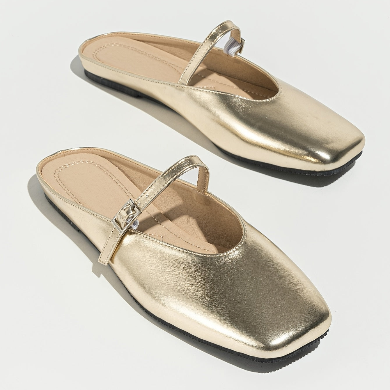 Женские летние слипоны Silver Mary Jane полусапожки