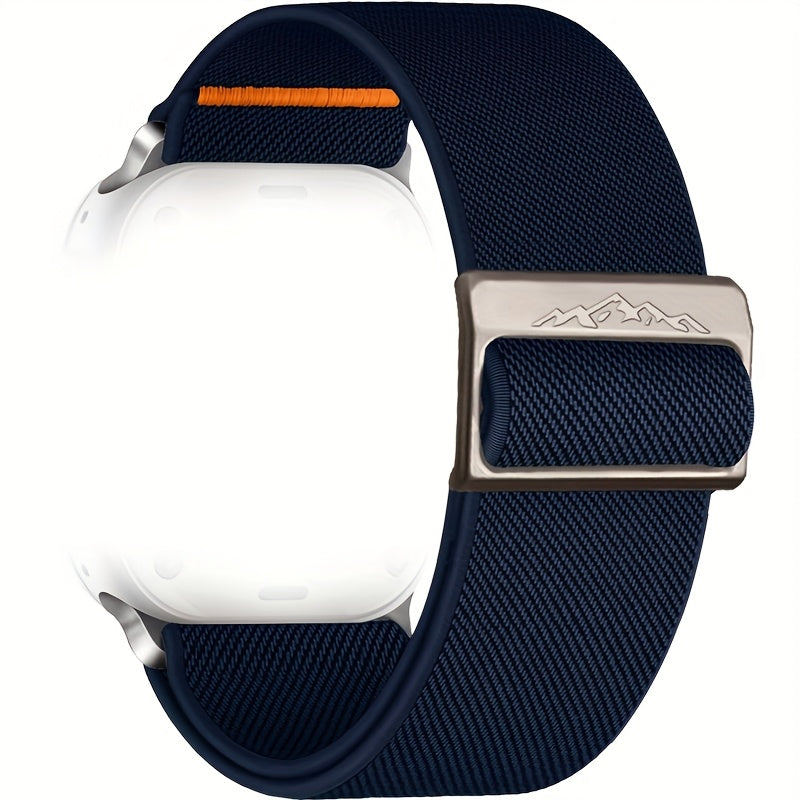 Stretchy Nylon Watch Band for Men Compatible with iWatch Ultra Series 8 7 6 5 4 3 2
