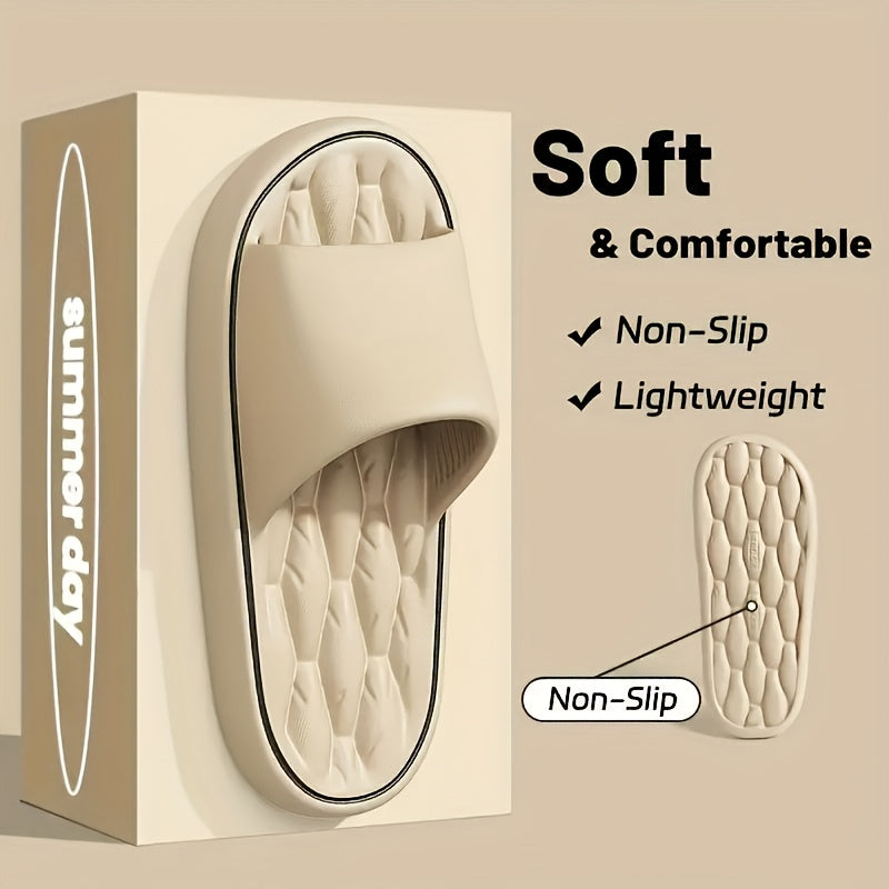 Unisex EVA Non-Slip Sandals Minimalist Stripe Indoor Beach Casual