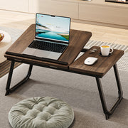 5 pozitsiyali lap stoli, stakan ushlagichi va sirpanishga qarshi chiziq bilan, ko'p funksiyali egiluvchan o'qish stoli, portativ noutbuk stoli, yotoq ish stoli, uy ofisi stoli.