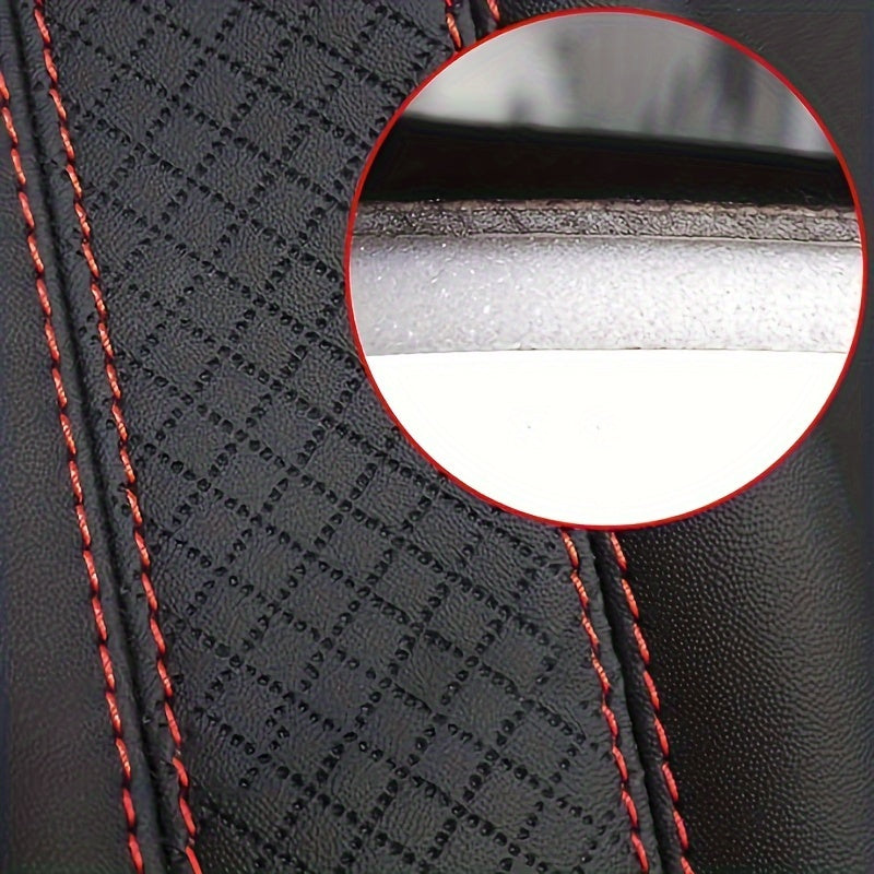 Car Seat Belt Cover Leather Quilted Safety Comfort