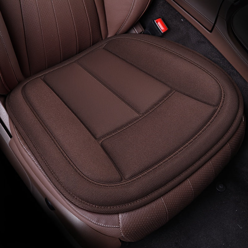 Universal Breathable Car Seat Cover for All Seasons Anti-Skid Polyester Sponge