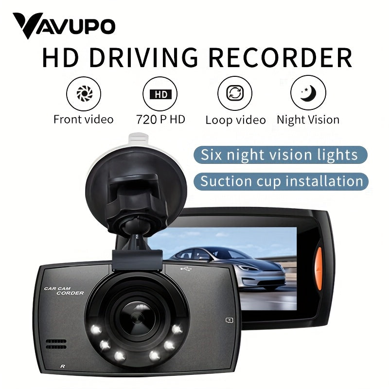 Car DVR Full HD 720P Gravity Sensor Night Vision Wide Angle Recording