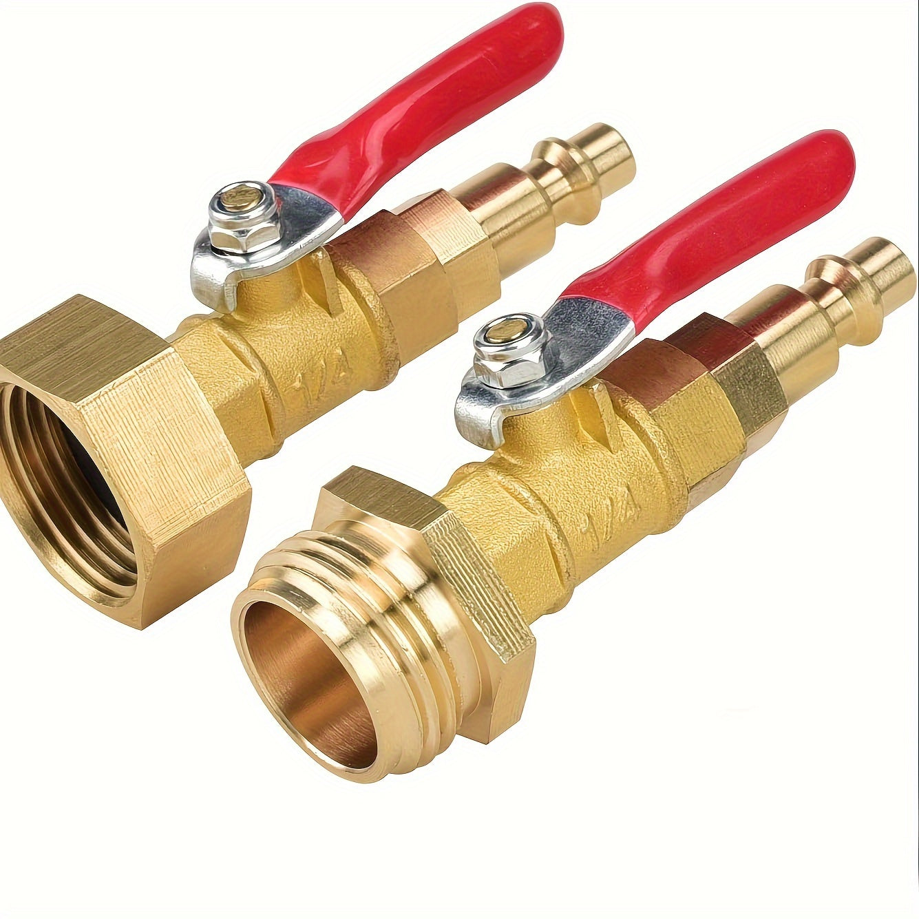 Adaptador de vaciado de invierno para RV, conector rápido de 1/4" y rosca de jardín de 3/4"