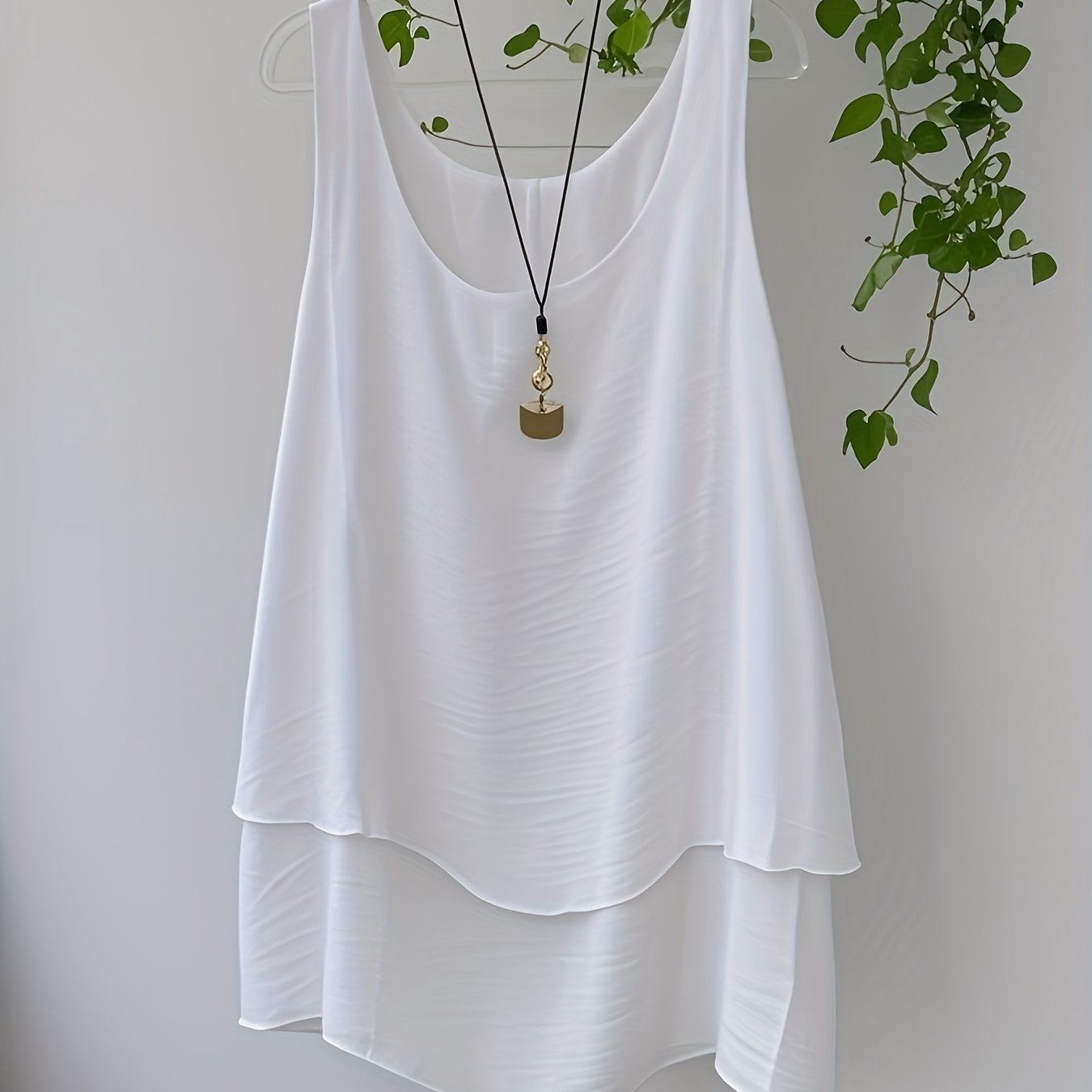 Women's Plus Size Two-Piece Vest Set Navy Size Large