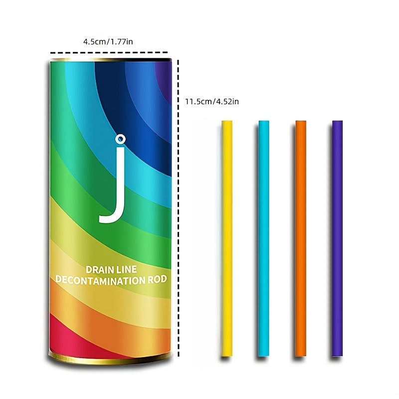 14 Drain Cleaning Sticks with Odor Freshener for Kitchen and Bathroom Sinks and Toilets