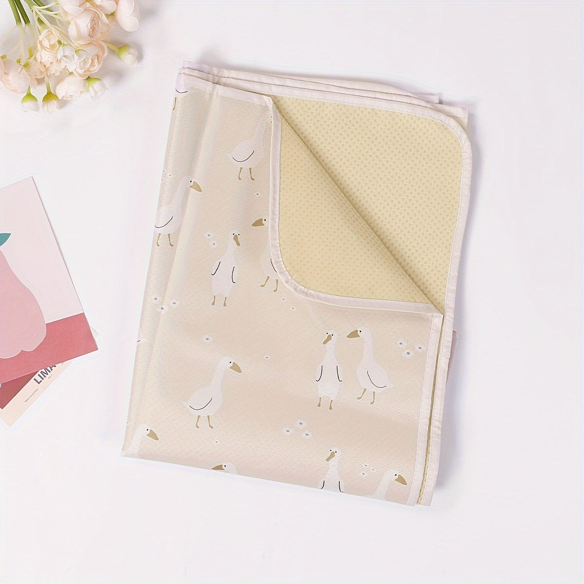 Children's Play Mat Foldable Non-Slip Easy Clean Under High Chair Versatile Large