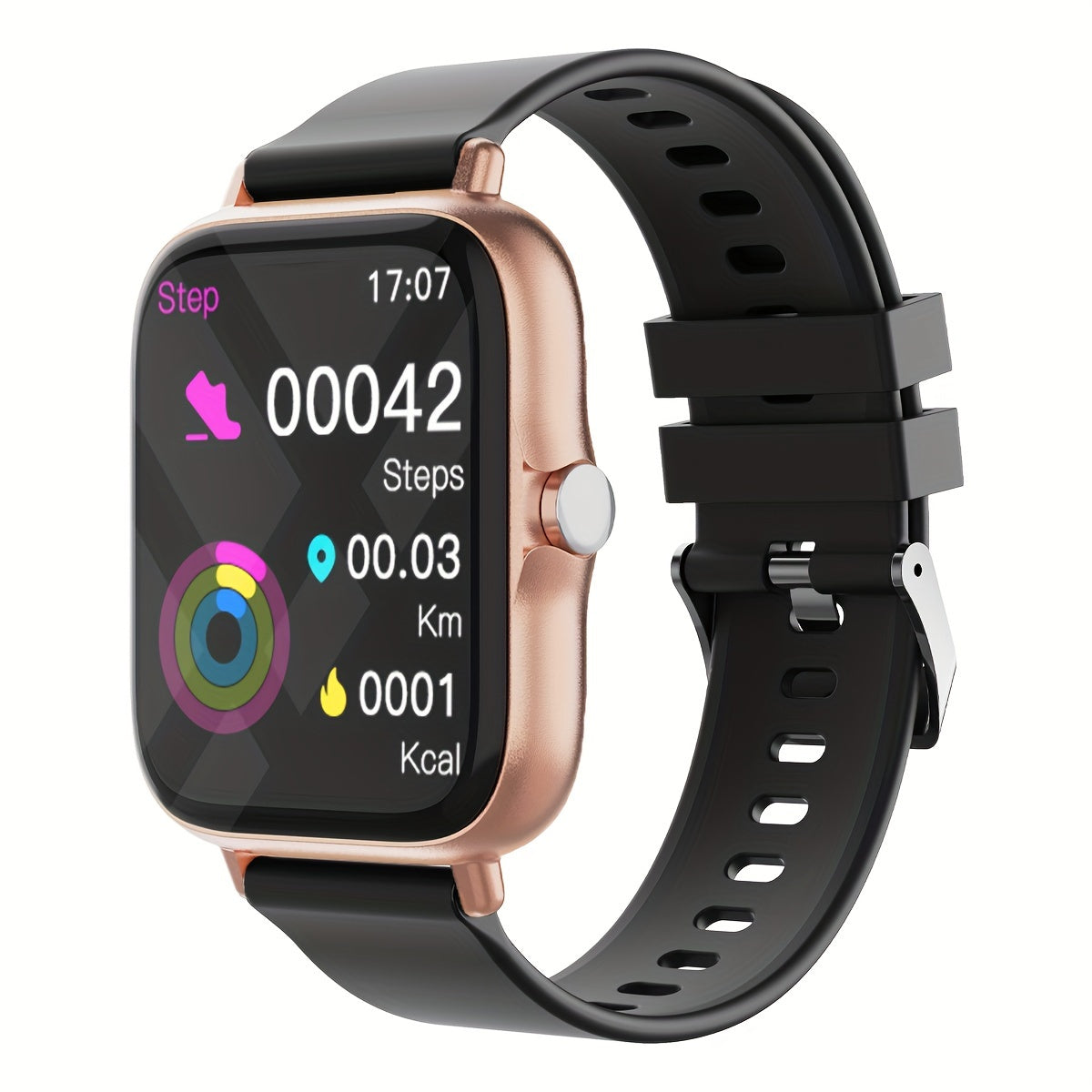 Smart Watch with 4.65cm Touch Screen Multi-Sport Modes Music Control Remote Camera Wireless Calling Pedometer for IOS