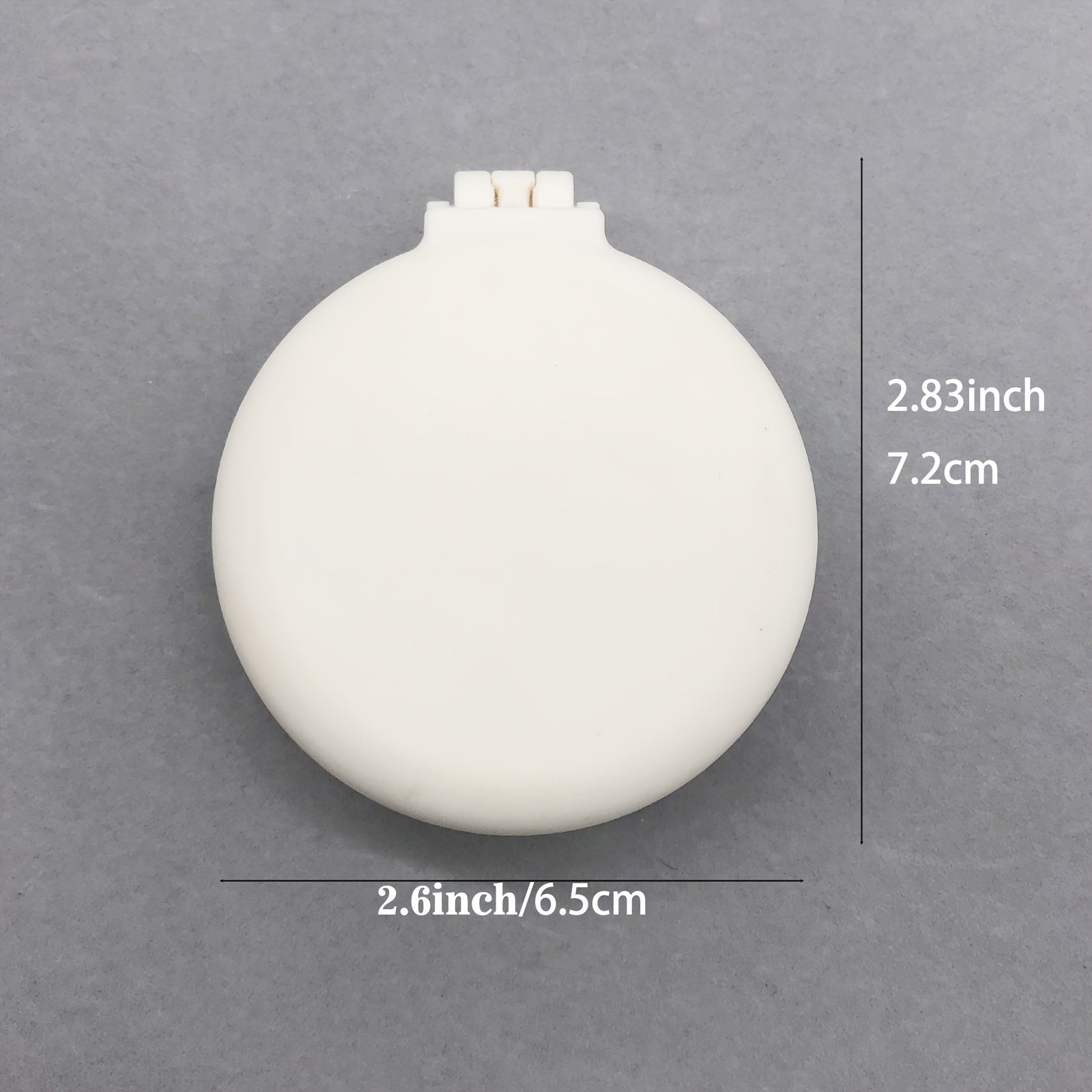 Portable Makeup Mirror with Comb Foldable Multifunctional for Outdoor Use