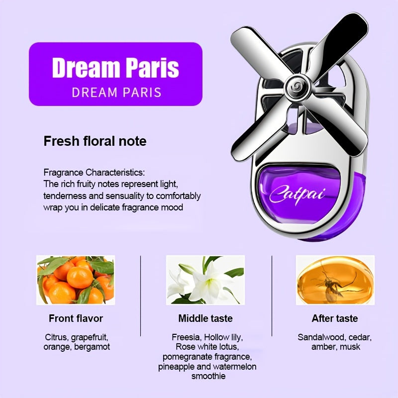 Car Air Freshener Vent Clip Long-Lasting Liquid Perfume for Car Interior