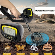 Metal Detector with LCD Display and 3-Tone Audio for Treasure Hunting Beachcombing and Archaeology