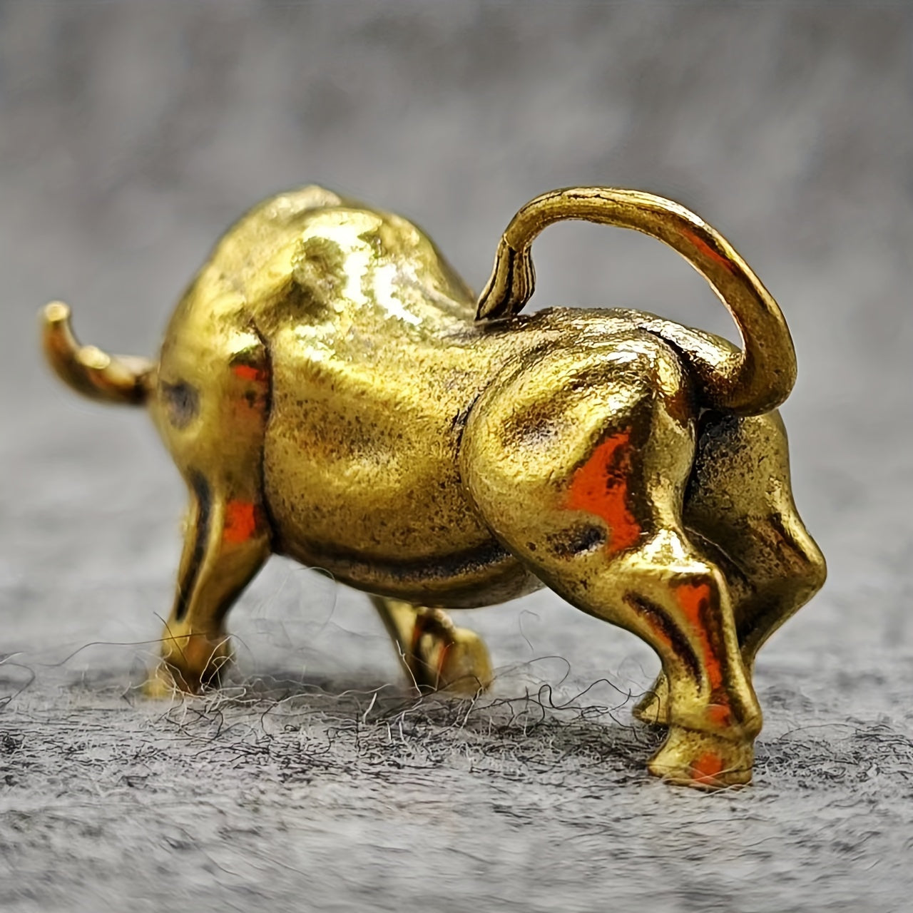 Miniatura de escultura de toros en 3D para regalo en el hogar u oficina