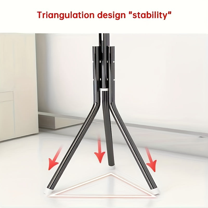 Metal Coat Rack with 9 Shelves for Hats Coats Bags and Scarves in Mixed Color