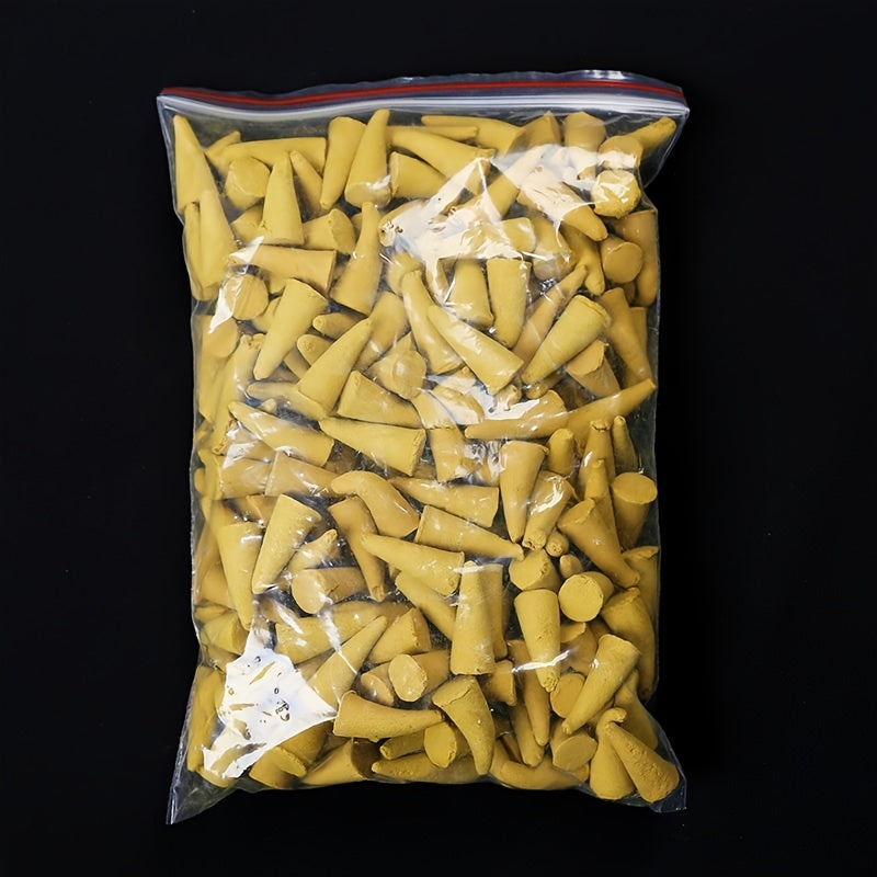 61-Piece Aromatherapy Incense Cones Set with Jasmine Rose Mint Lavender Sandalwood