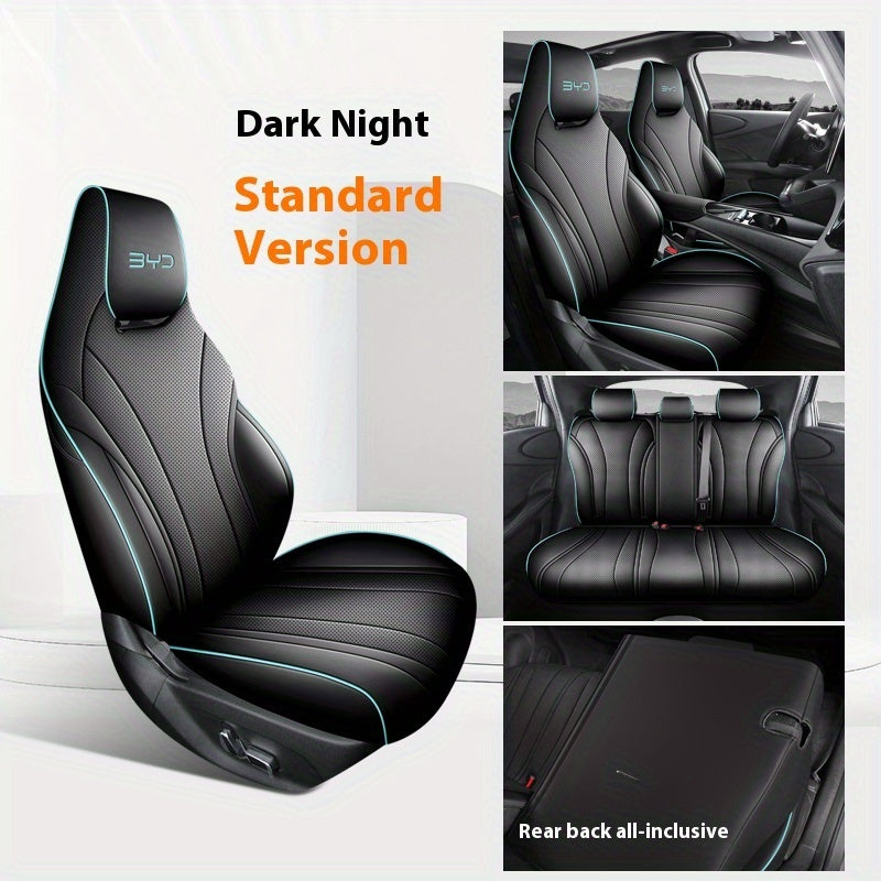 Universal Car Seat Covers Set for 5-Seater Vehicles with Foam Padding