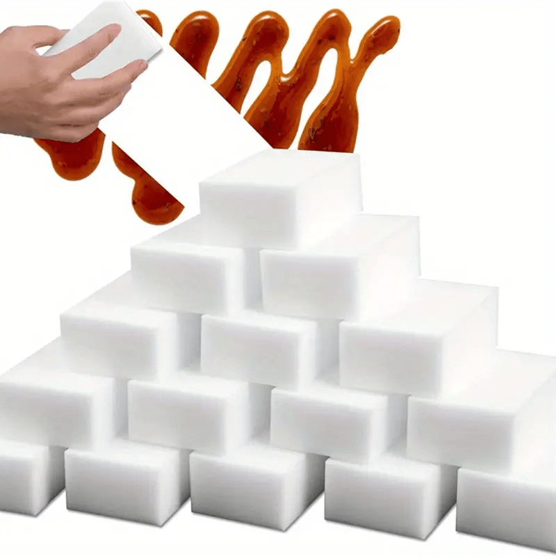 Paquete de 10/30 esponjas de limpieza con borrador, almohadillas de espuma de melamina 9.98x5.99x1.98cm