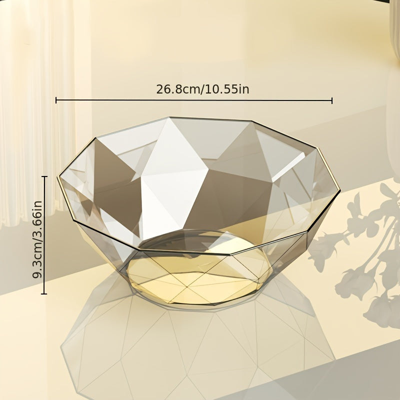 Два высококачественных салатниц/тарелок для конфет, роскошные фруктовые миски для гостиной/кофейного столика. Креативные современные тарелки для закусок/фруктов и декоративные фруктовые корзины.