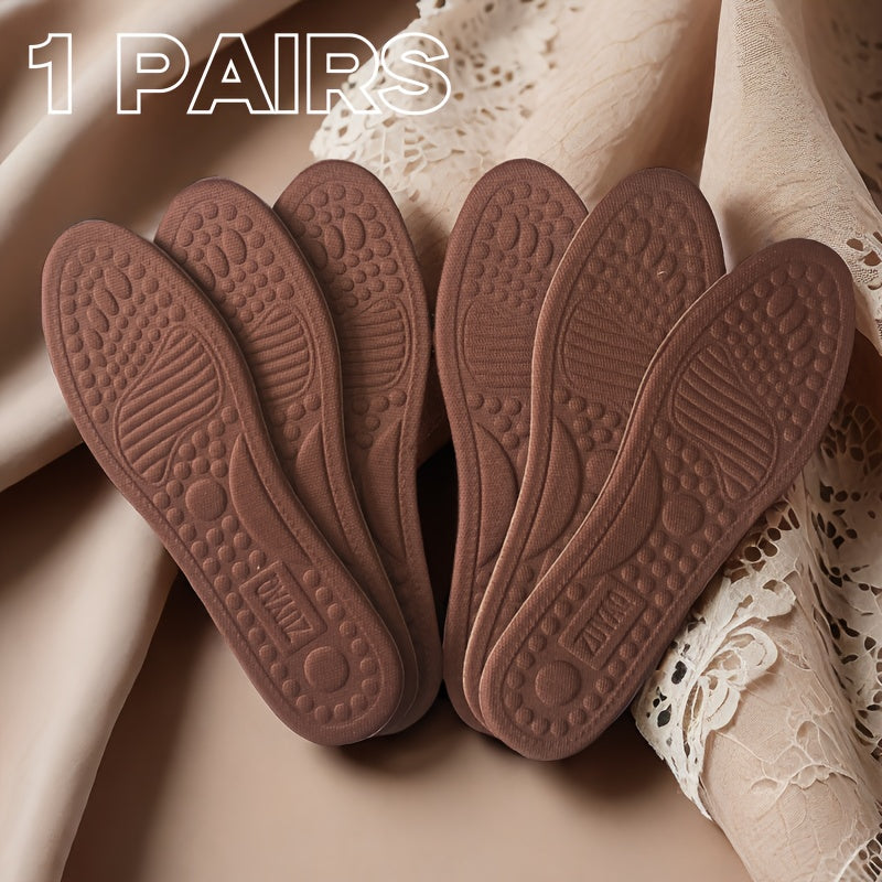 Мужские и женские дышащие стельки из искусственной кожи, впитывающие пот, устойчивые к запаху