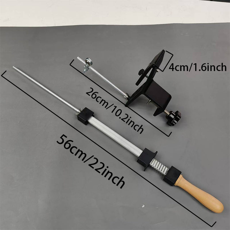 Afilador de ángulo fijo para cuchillos y tijeras Dispositivo de afilado manual Construcción metálica
