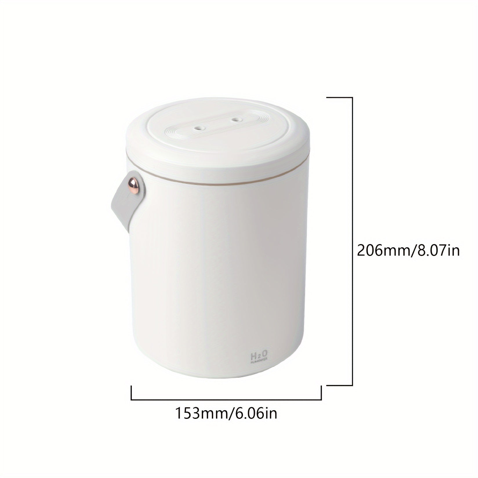 Large Capacity Pink Humidifier with Aromatherapy Essential Oil Function for Office and Bedroom USB Rechargeable Heavy Mist