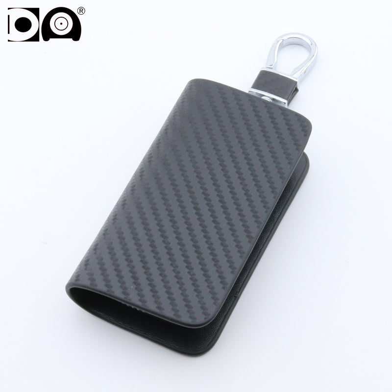 Universal Black Car Key Wallet Case with Zipper for Multiple Vehicles