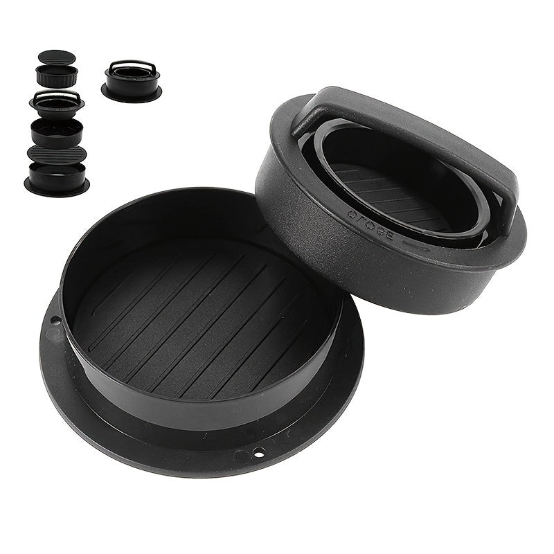 Non-Stick Plastic Burger Press Patty Maker Mold for Meat Cheese and Veggies